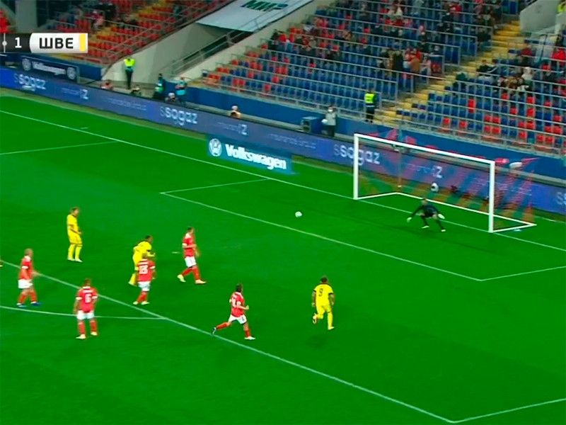 Российские футболисты проиграли шведам товарищеский матч