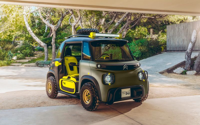 
            Дешевый электрокар Citroen My Ami получил версию для бездорожья
        